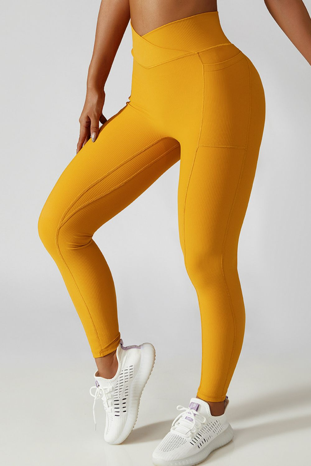 Legging actif basique Bae à taille croisée