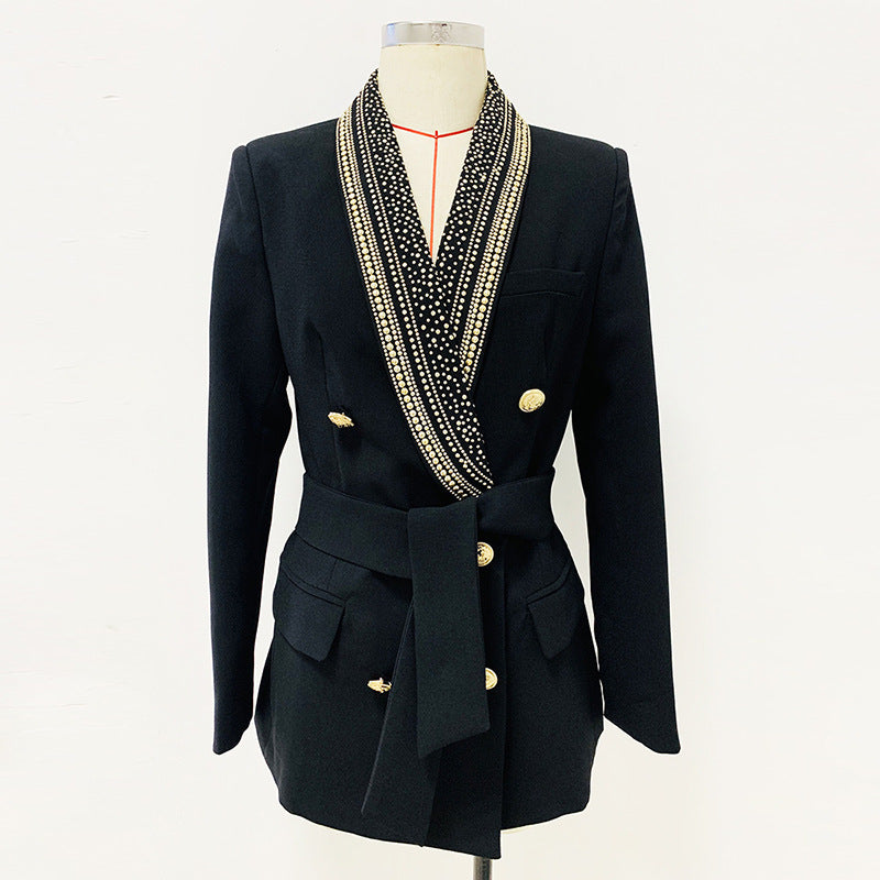 Blazer mi-long personnalisé mode femme