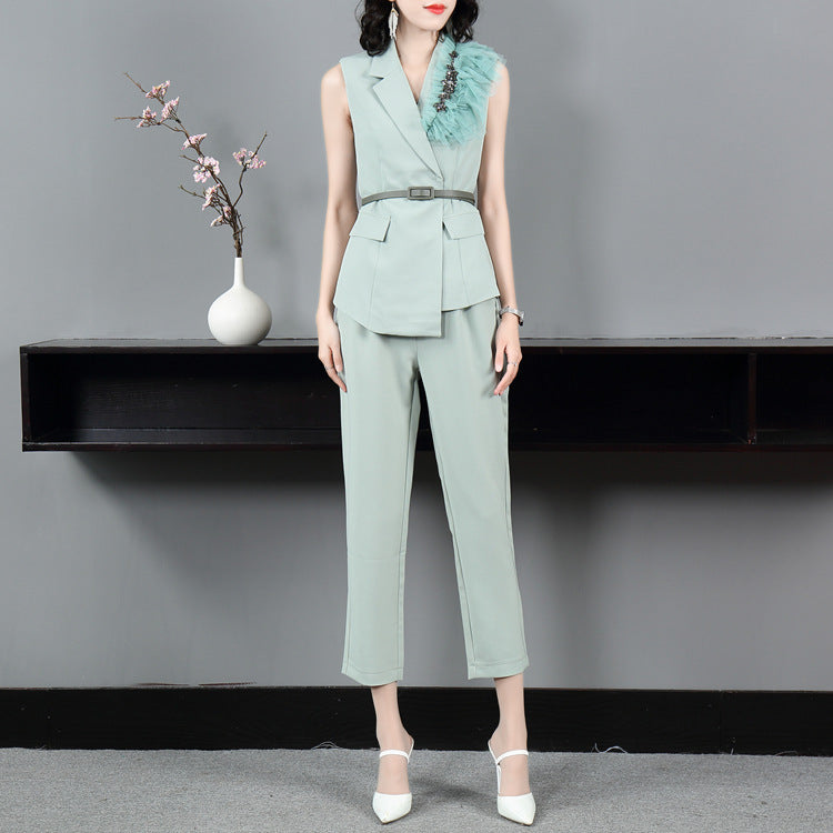 Waistcoat And Trousers Are Popular For New Summer Women