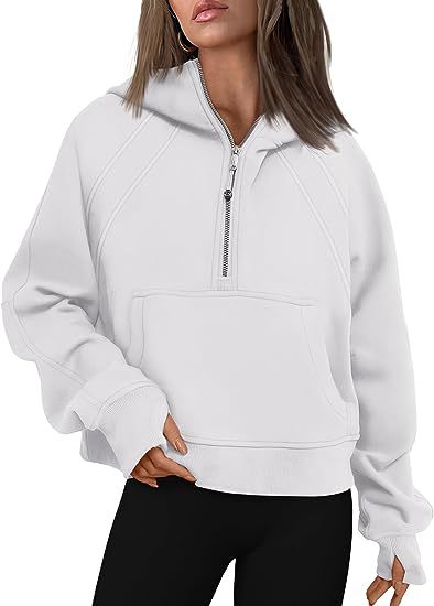 Sudaderas con cremallera y bolsillo para mujer, Tops deportivos holgados, suéteres de manga larga, trajes de invierno y otoño, ropa para mujer