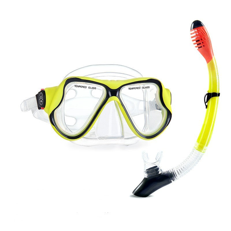 Tubo de respiración para snorkel, espejo facial profesional para buceo profundo Sanbao