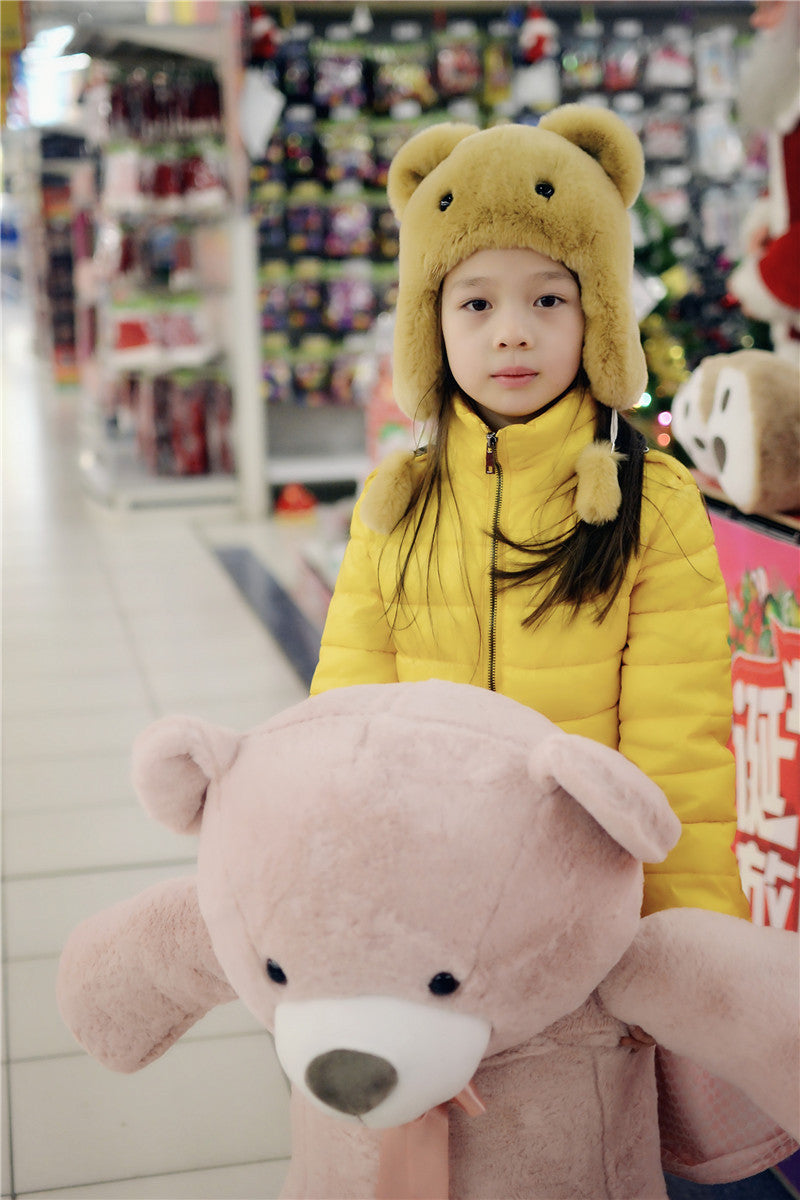 Children's Rex Rabbit Fur Hat Fashionable Cute And Playful