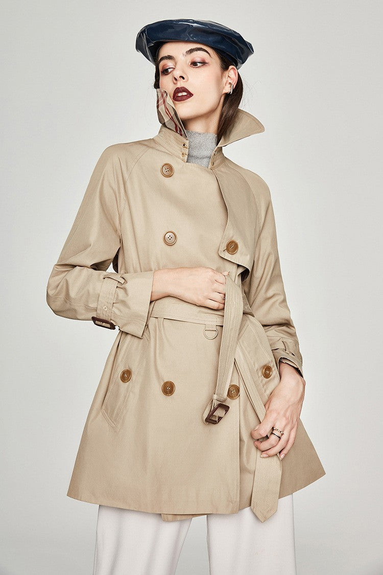 Trench femme mi-long Style coréen printemps et automne