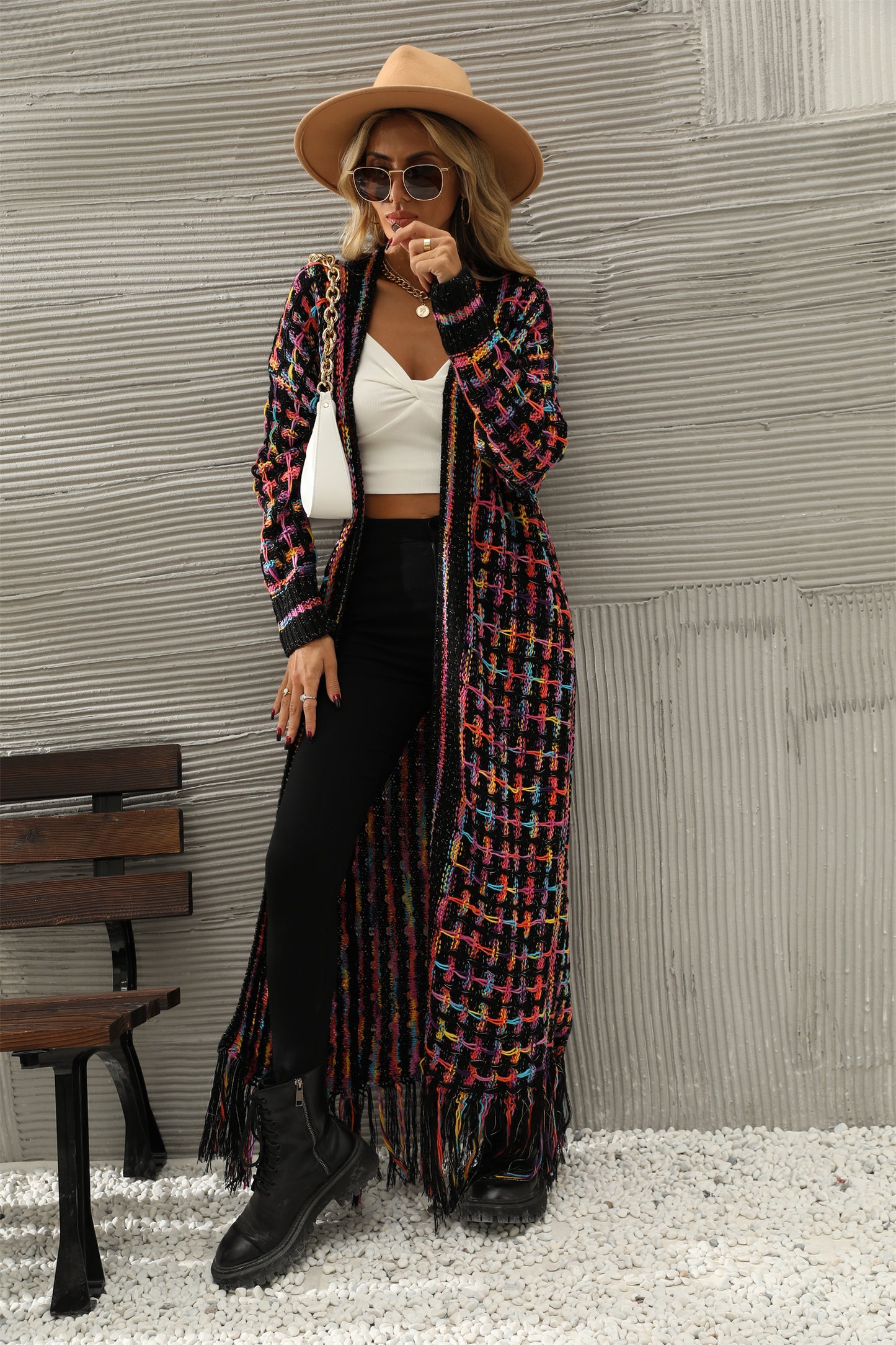 Winter Clothes Tassel Long Cardigan Sweater Women