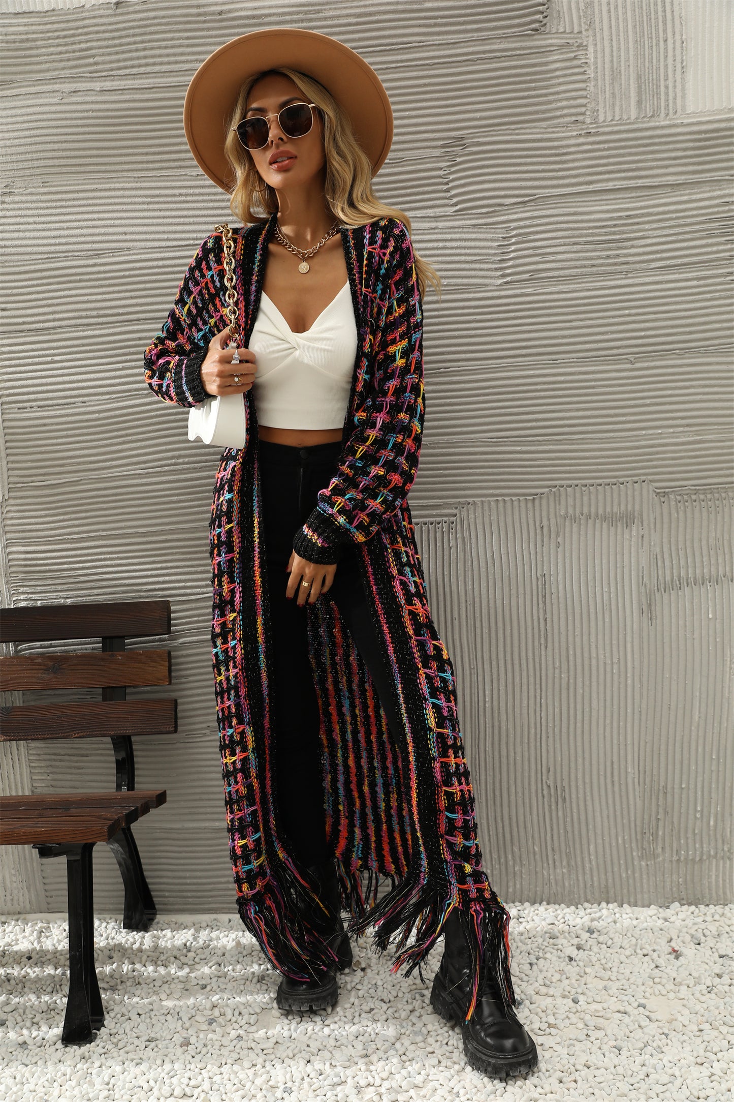 Winter Clothes Tassel Long Cardigan Sweater Women