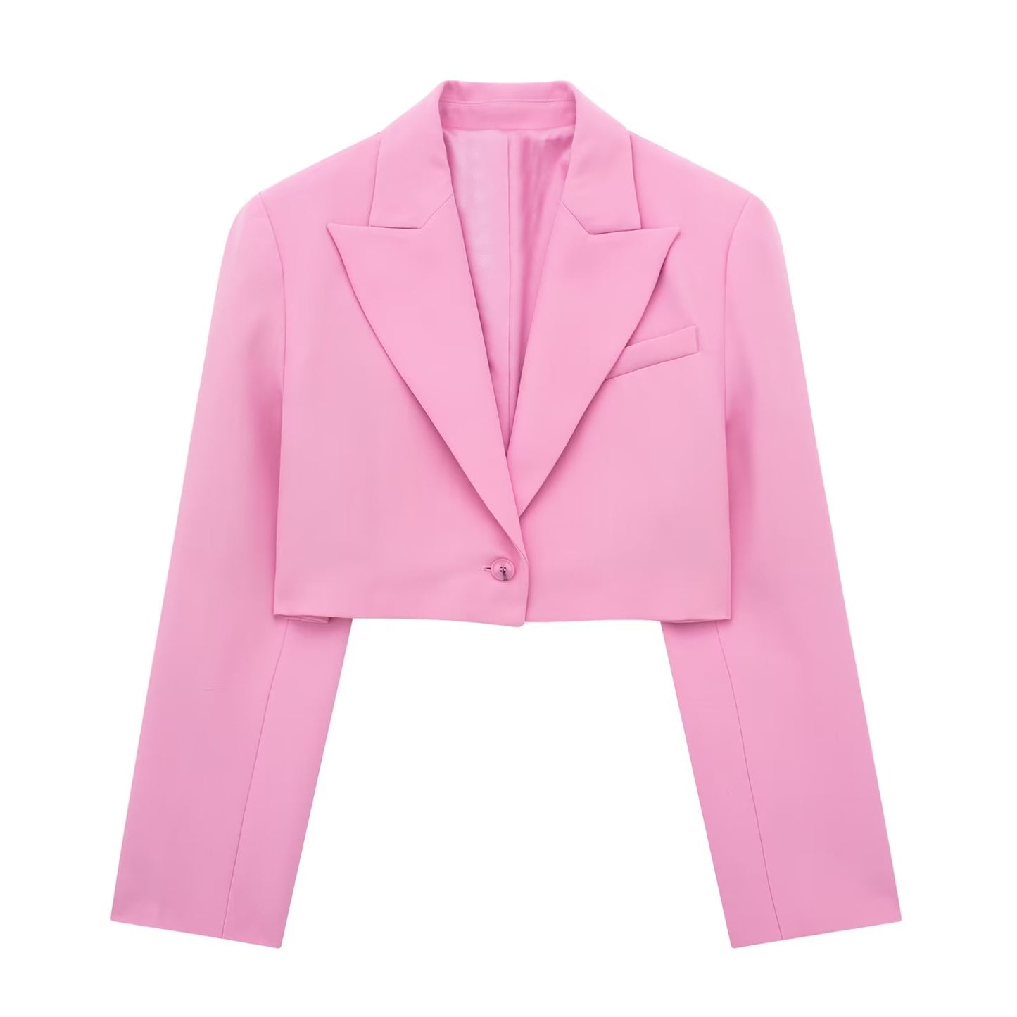 Ropa de mujer de otoño Traje informal de blazer corto pequeño