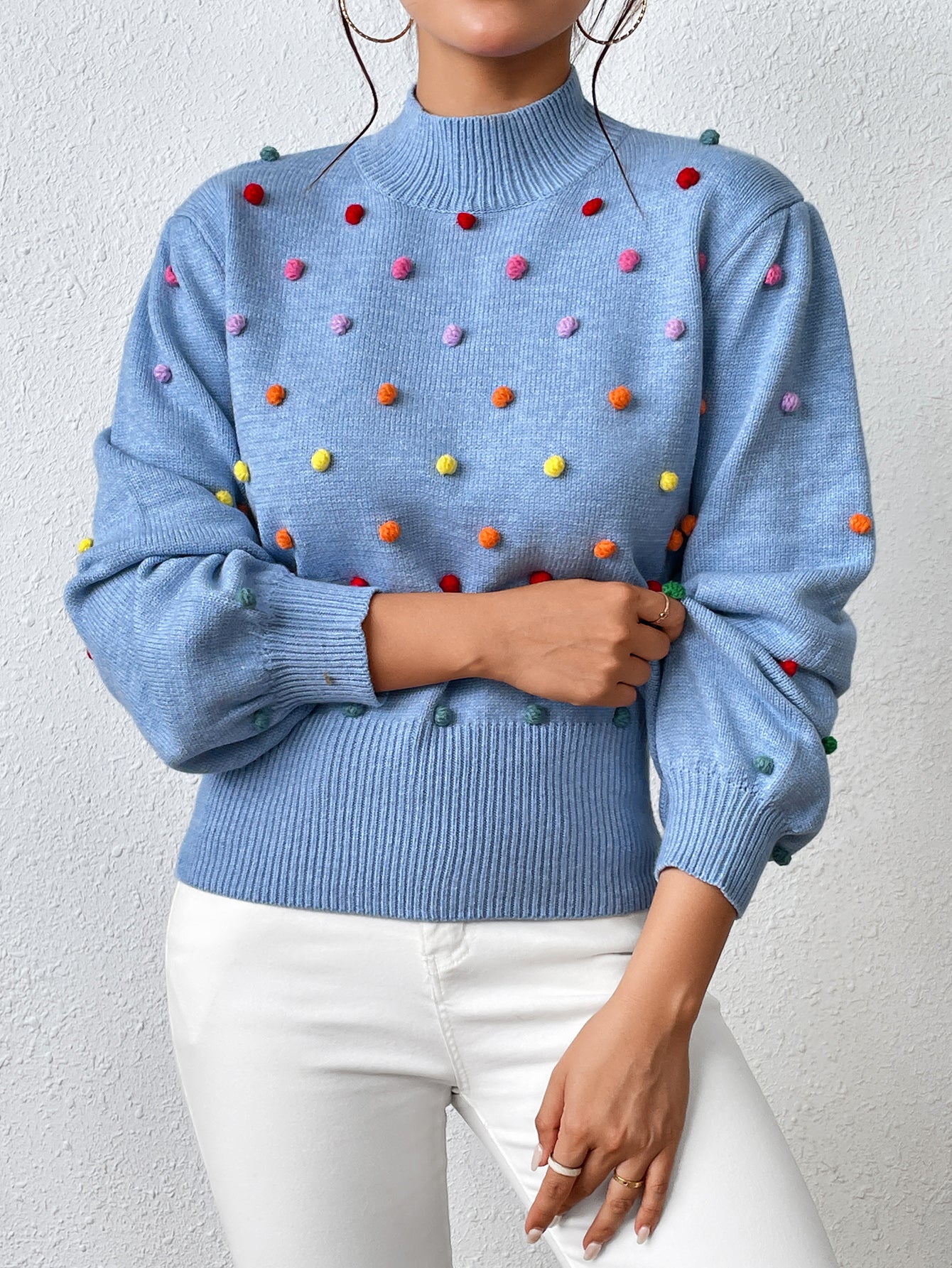 Women Clothing Color Beaded Women Knitwear Women Sweater Women