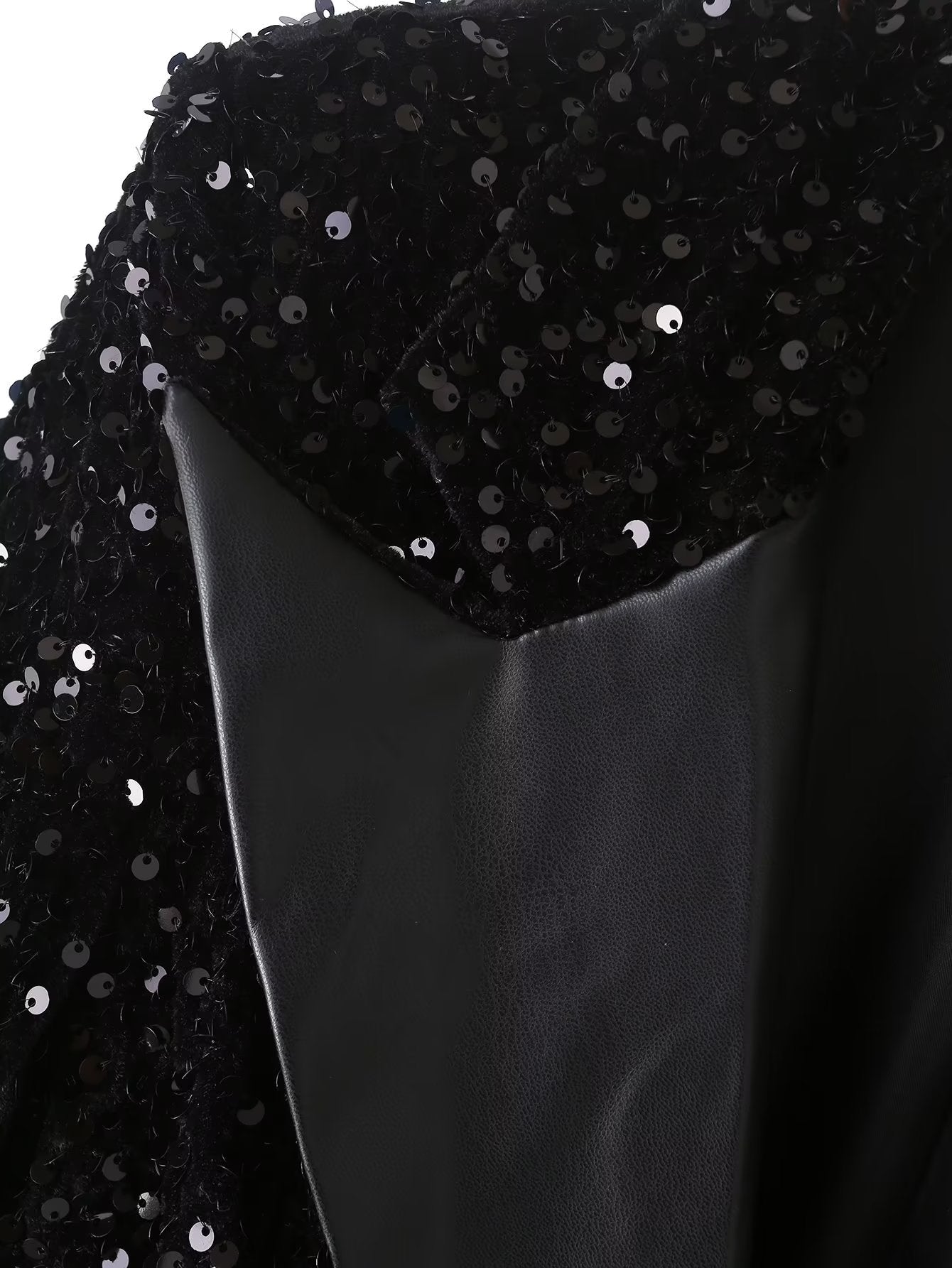 European Women Autumn Sequined Blazer