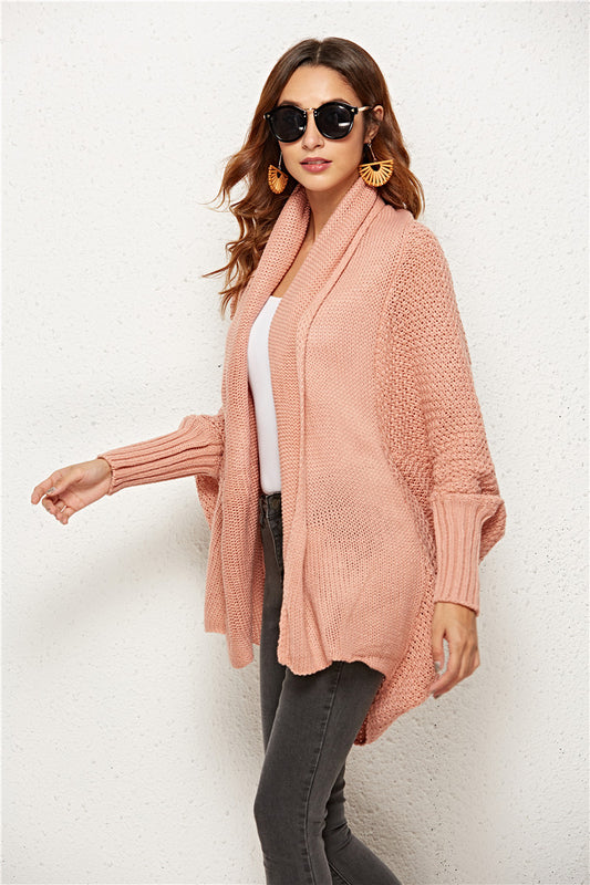 Cardigan en tricot pour femme, pull surdimensionné, manteau pour femme