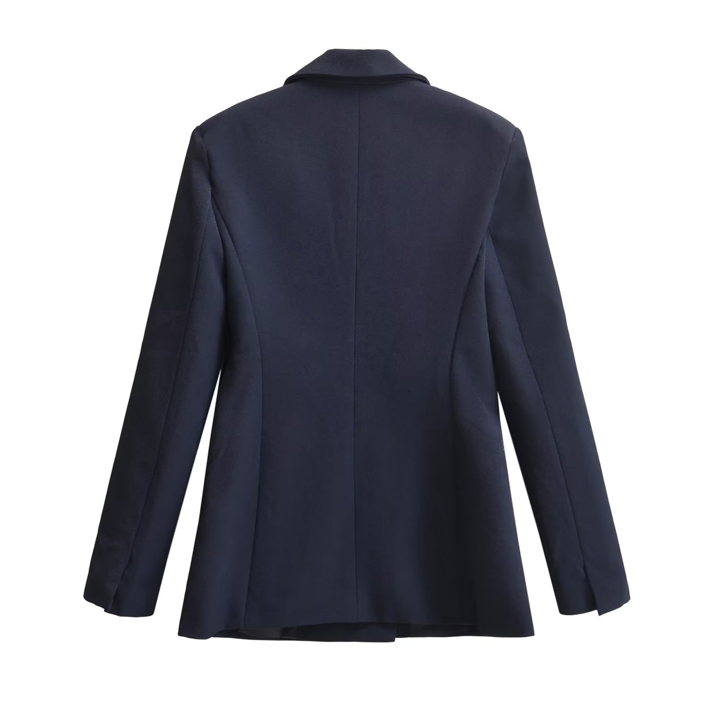 Women Clothing French All Matching Padded Shoulder Slim Blazer