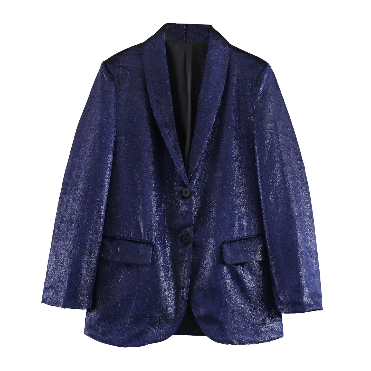 Early Spring Women Clothing Fashionable Elegant Velvet All Match Blazer