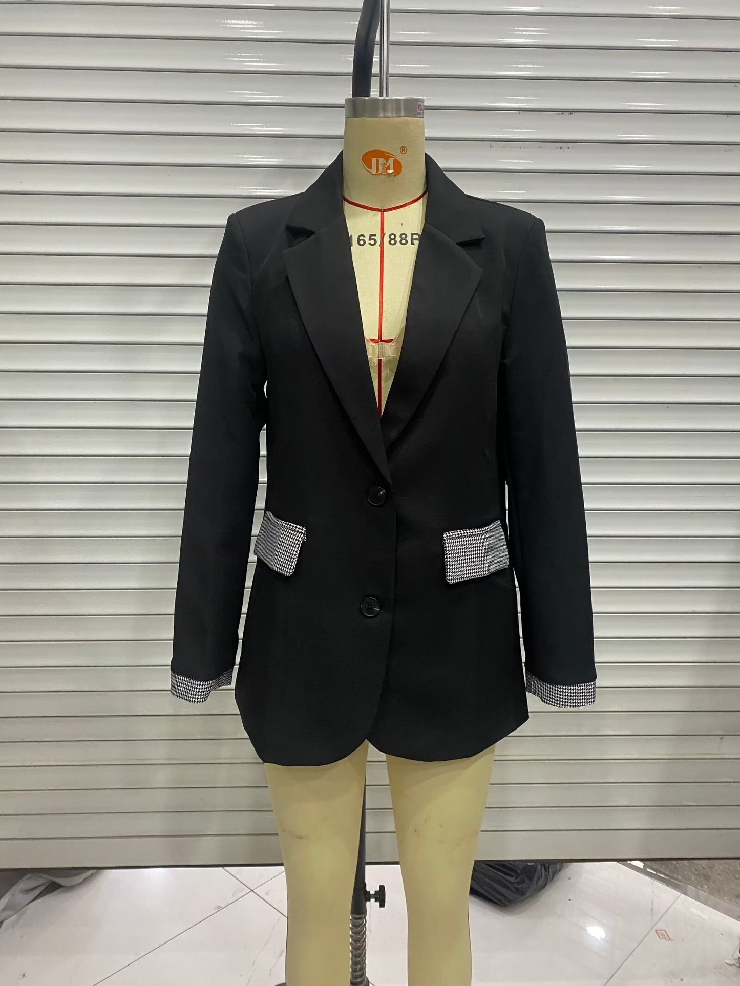 Blazer large en laine incrusté de perles pour femmes, vêtements pour Festival de printemps, Niche