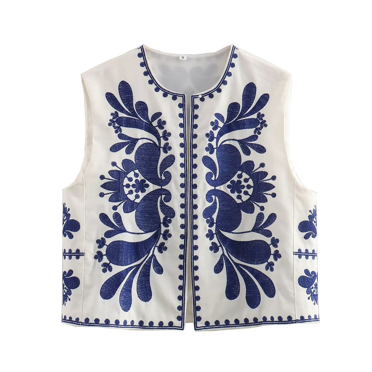 Summer Women Embroidered Vest