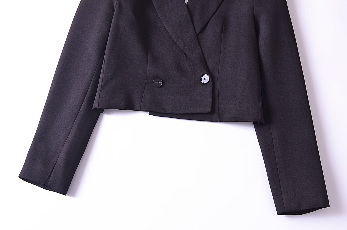 Vêtements pour femmes, petit Blazer court et dos nu, Sexy