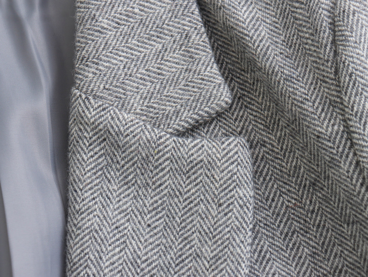 Spring Women Herringbone Twill Straight Cut Blazer