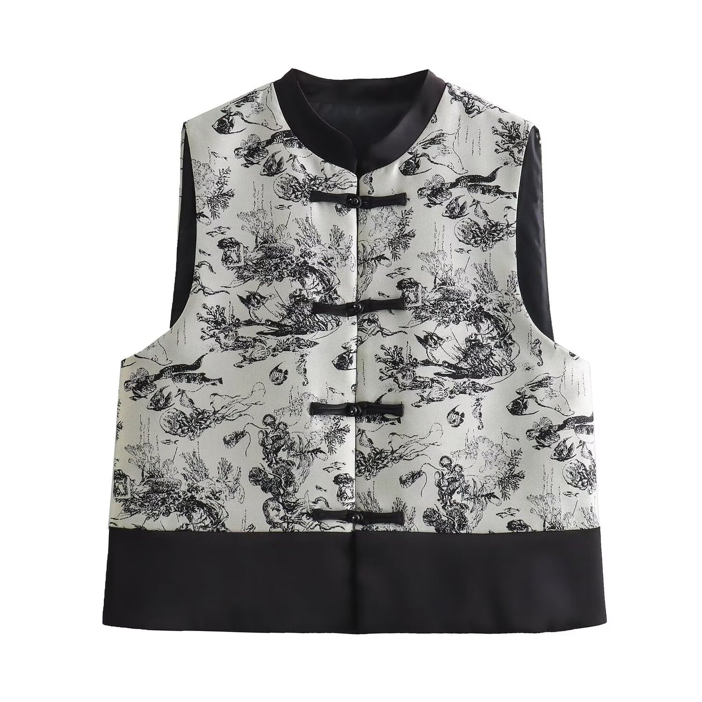 Vest Top Women Clothing Spring Autumn Small Coat Outer Wear Chinese Vest