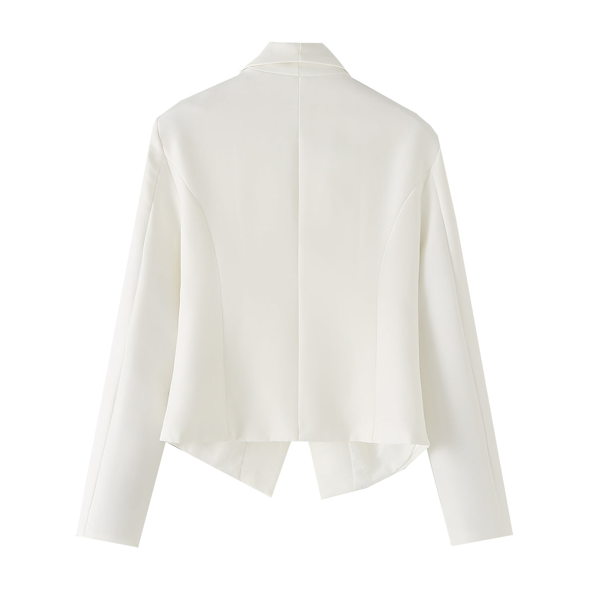 Spring Women Clothing White Short Hook Blazer