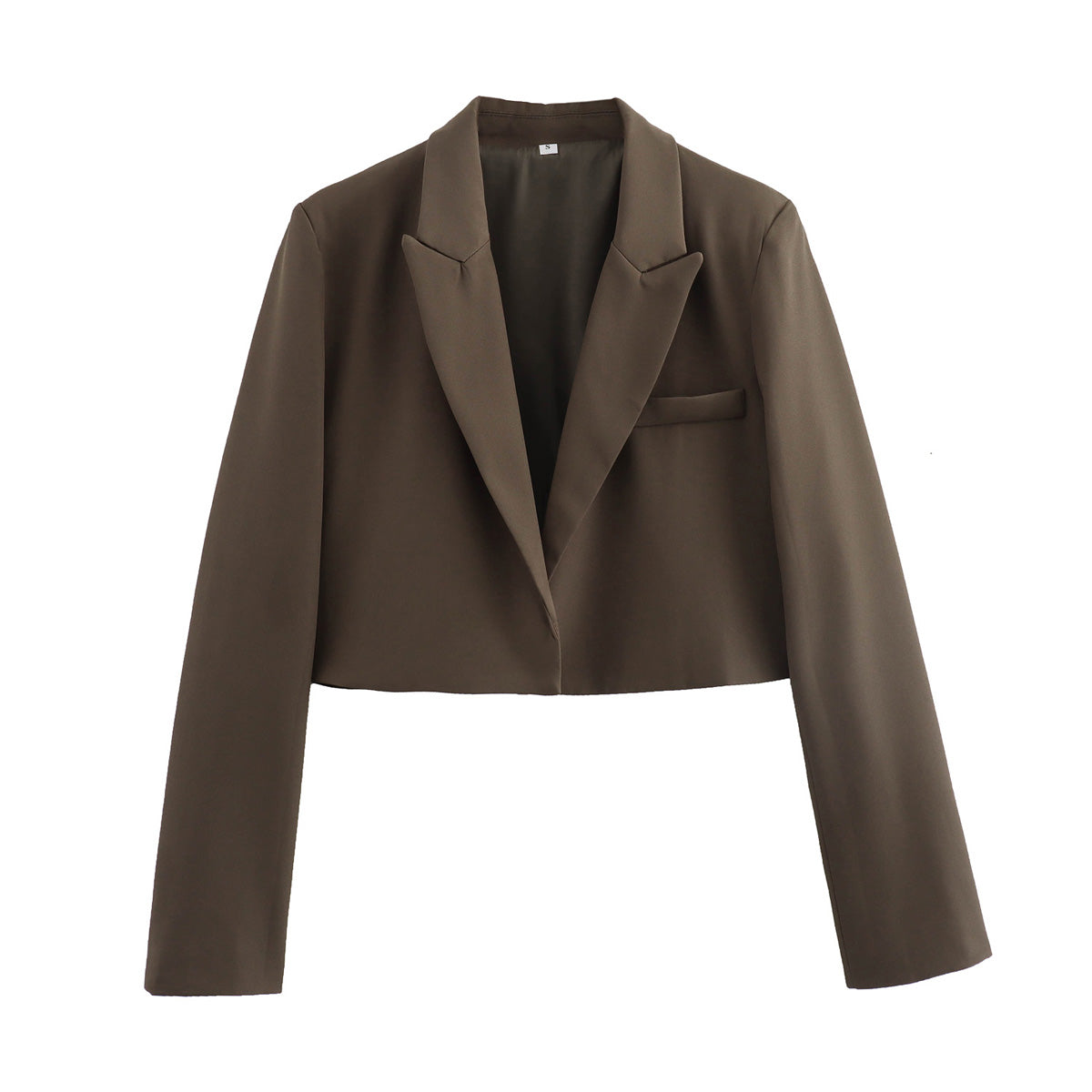 Manteau à manches longues pour femme Blazers courts multicolores pour femme