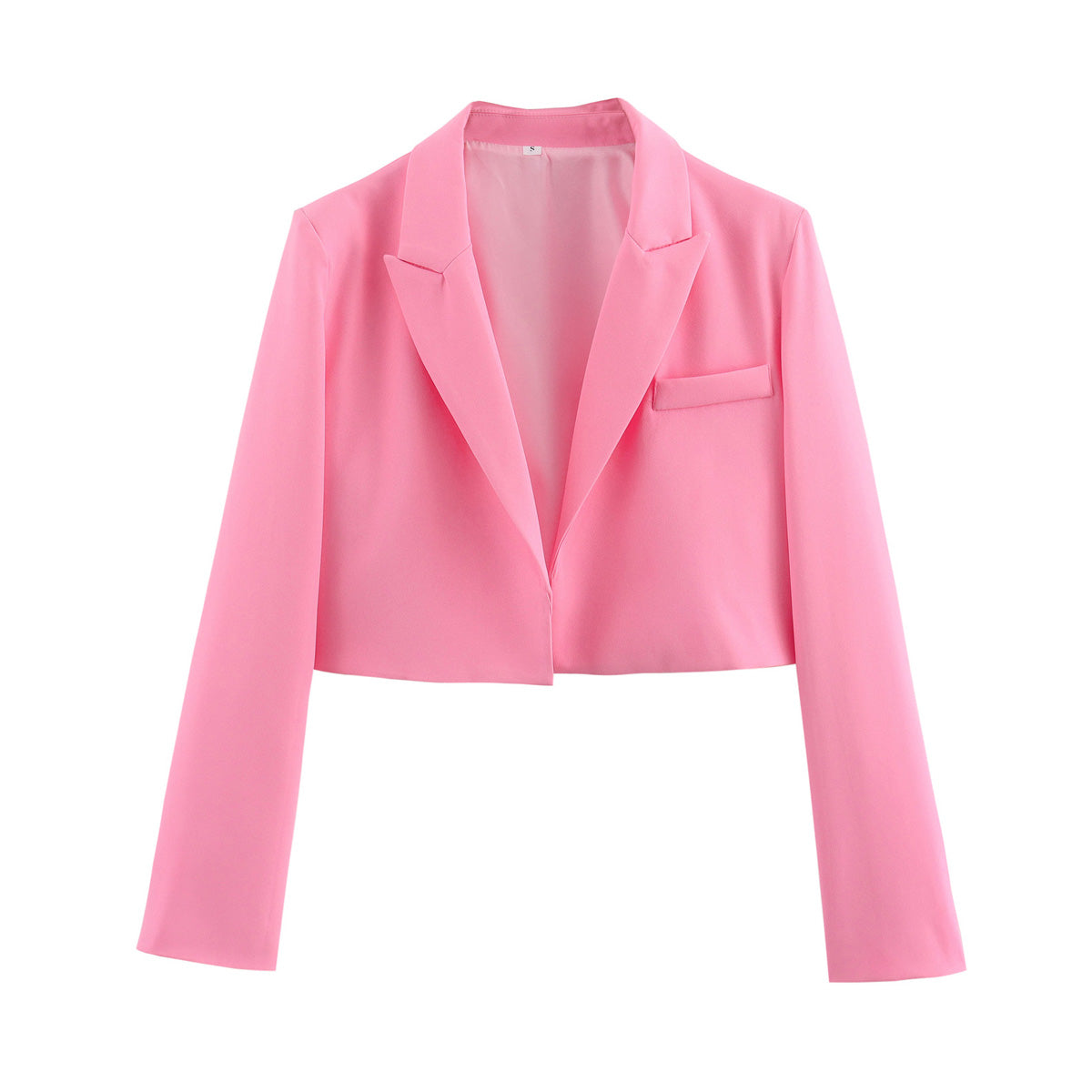 Manteau à manches longues pour femme Blazers courts multicolores pour femme