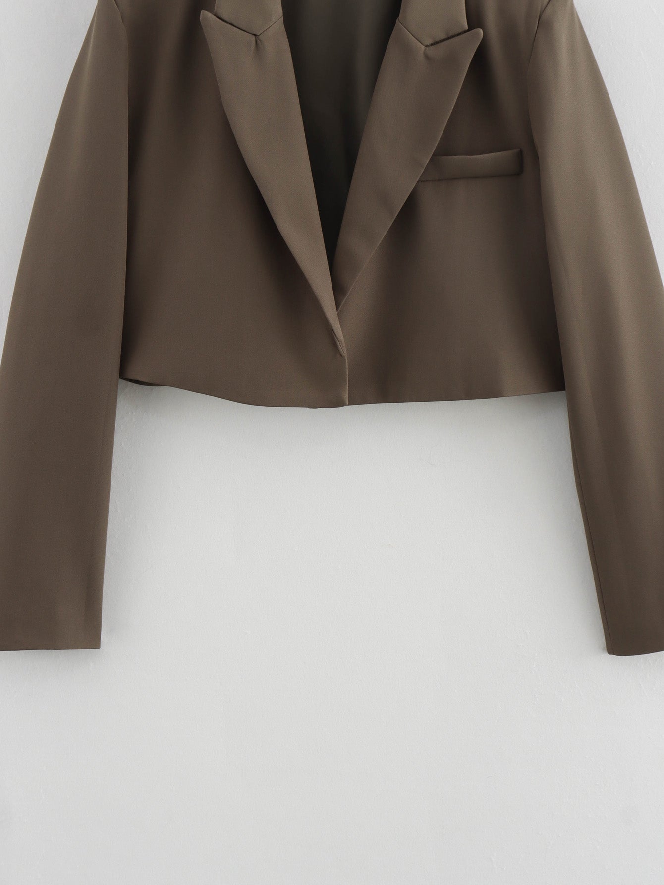 Manteau à manches longues pour femme Blazers courts multicolores pour femme