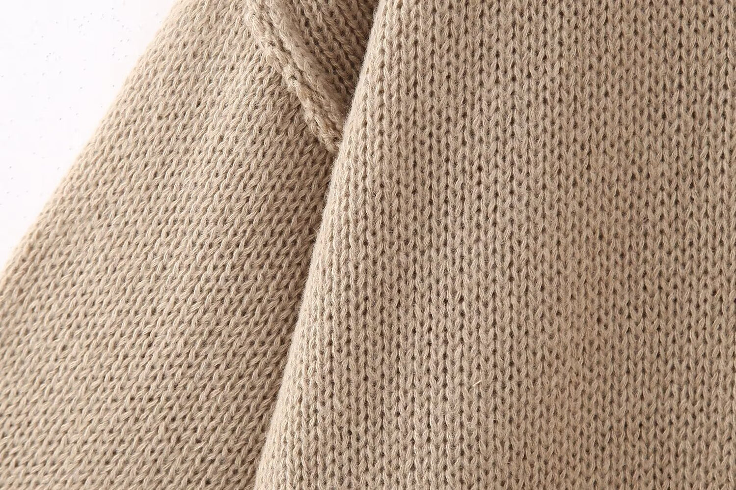 Pull cardigan à boutons métalliques pour femme, style urbain et décontracté, collection automne