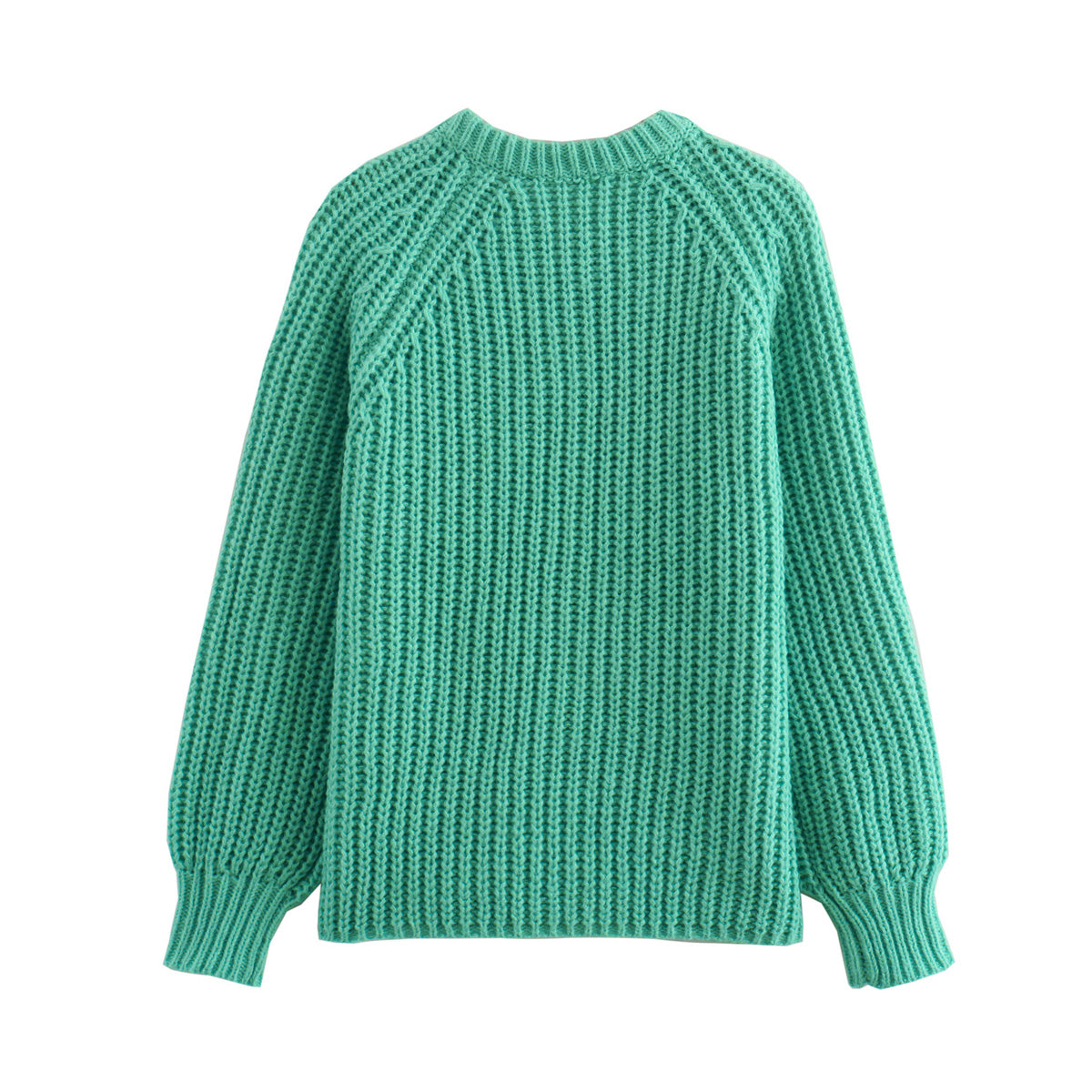 Pull à manches longues et boutonnage simple pour femme, vêtement d'automne