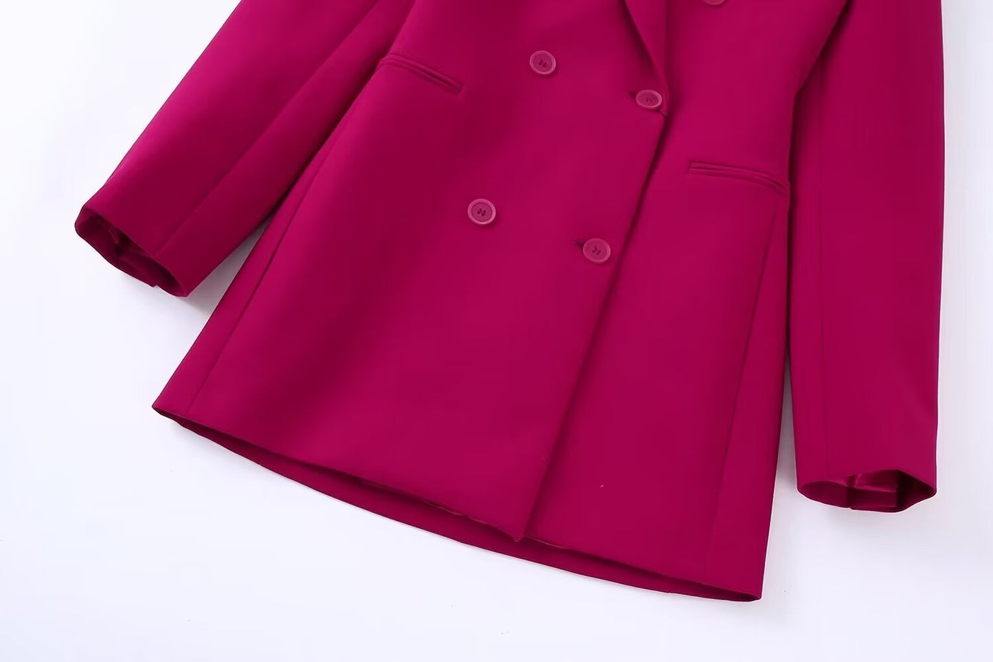 Blazer croisé pour femme, vêtement d'automne