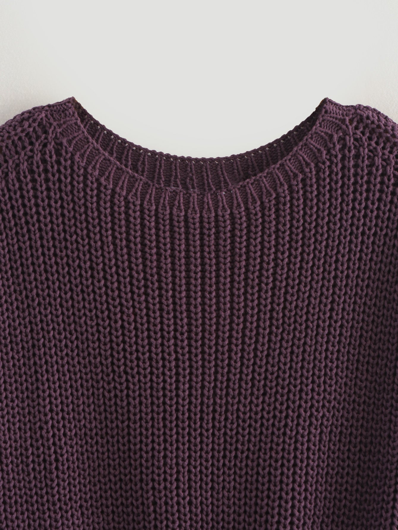 Vêtements d'automne pour femmes, haut ample à col rond en tricot épais, simple et élégant