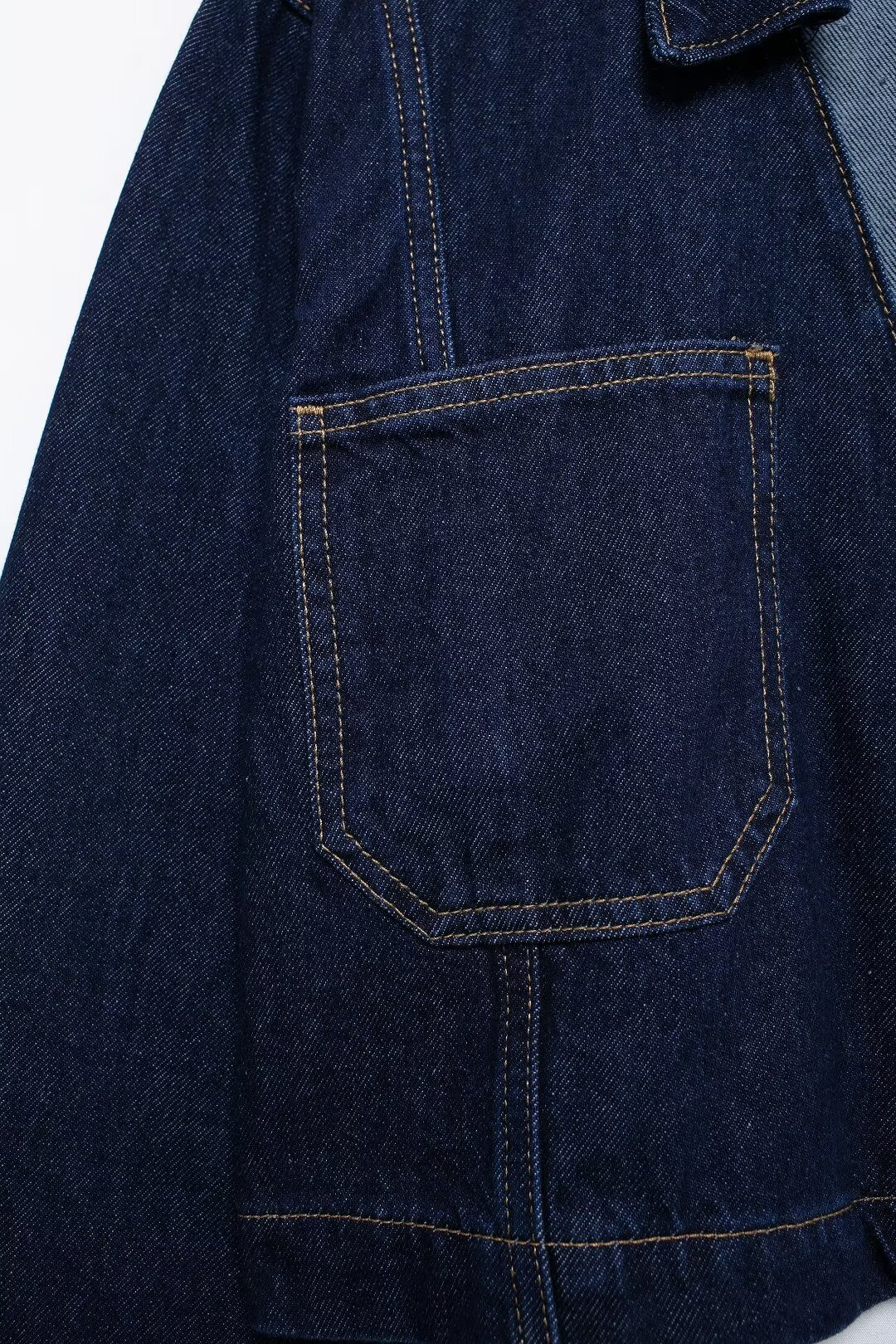 Chemise en jean courte décontractée pour femme, vêtement d'automne et d'hiver