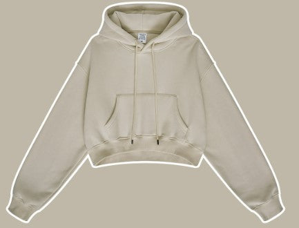 Clothing Autumn Winter Retro Hooded Pullover Women's Fleece-lined Thickened Sexy Short Women's Sweater