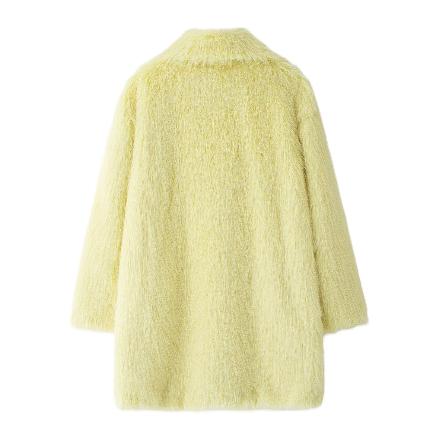 Winter Artificial Fur Effect Coat Coat