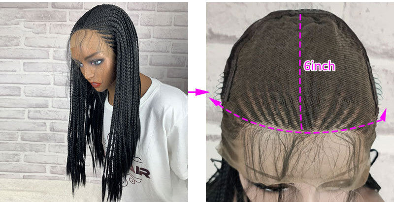 European And American Fashion Hot Models Big Braids Dirty Braids Half-hand Hooks Star Wigs