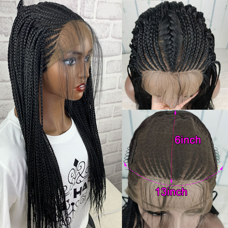 European And American Fashion Hot Models Big Braids Dirty Braids Half-hand Hooks Star Wigs