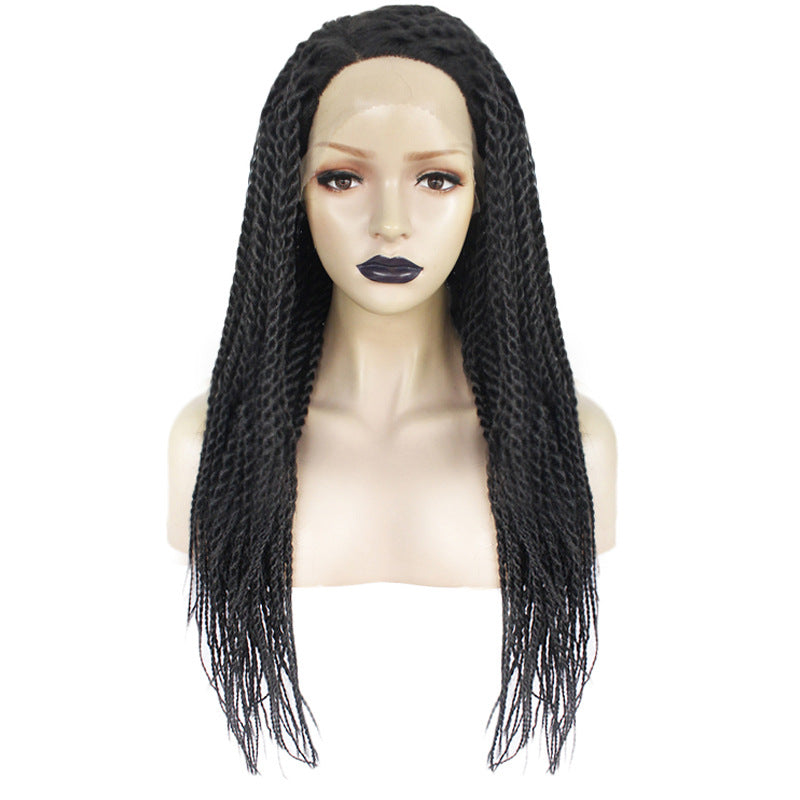 African Front Lace Chemical Fiber Hair, Dirty Braid, Rock Braid