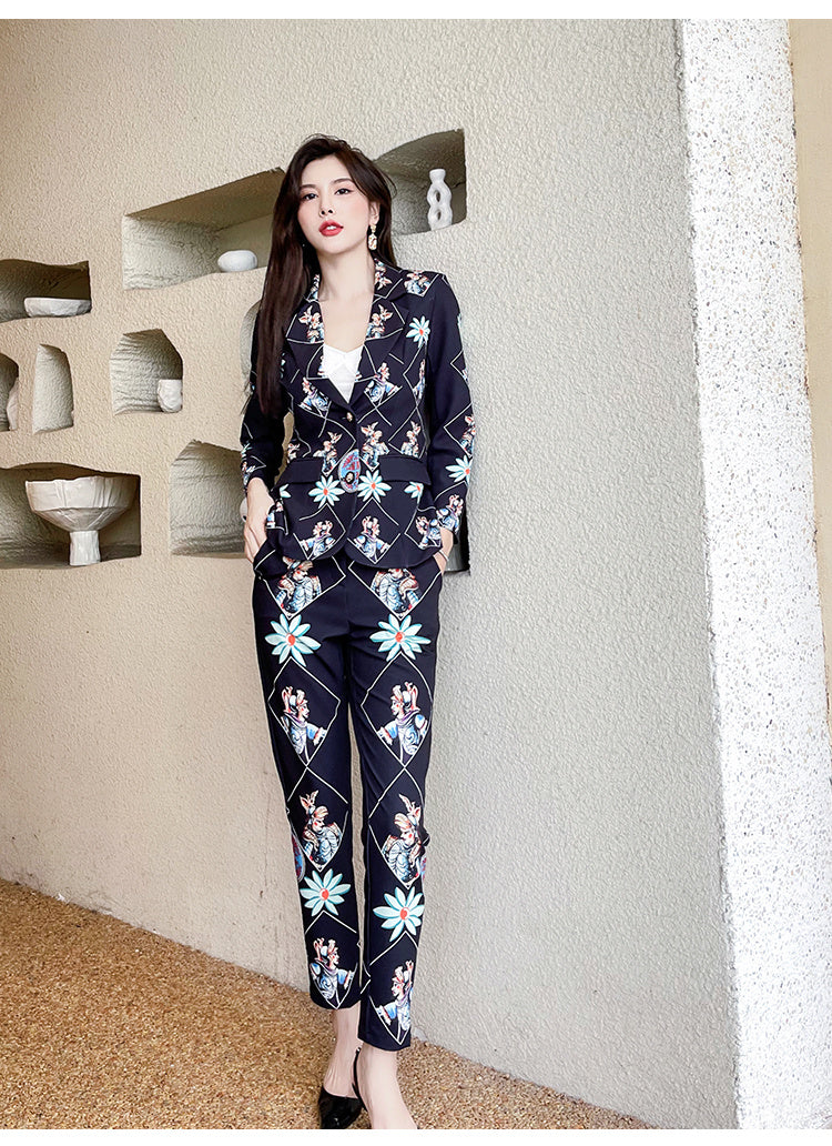 Two-piece Suit Suit Royal Sister Trousers