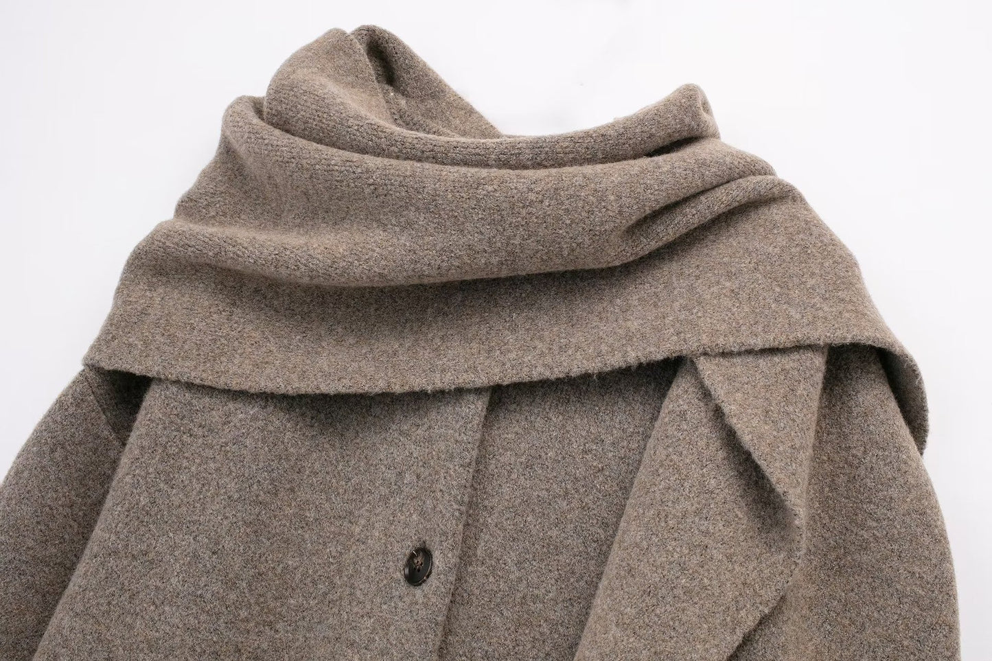 Écharpe femme Cape Midi manteau en laine tricoté vêtements d'hiver pour femmes