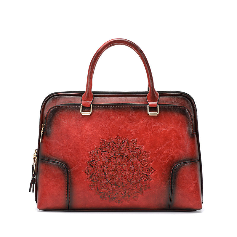 Women's Business Vintage Embossed Tote Bag