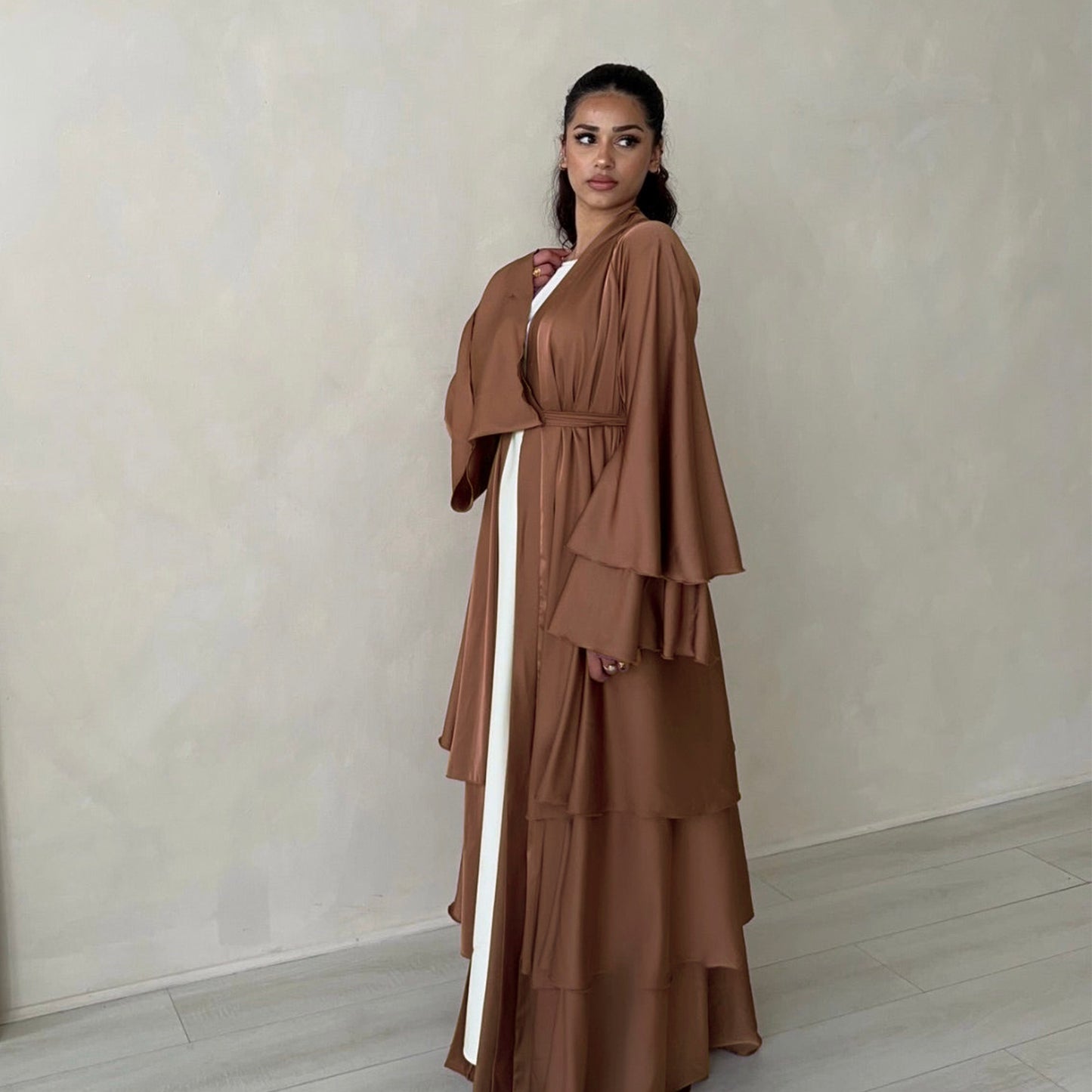 Dubai Middle East Turkey Dubai Exquisite Elegant Cardigan Robe