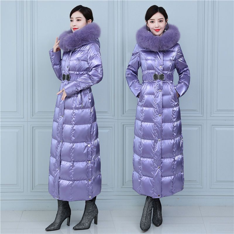 Wash-free Over-the-knee Extra Long Northeast Thickened Lengthened Winter Coat