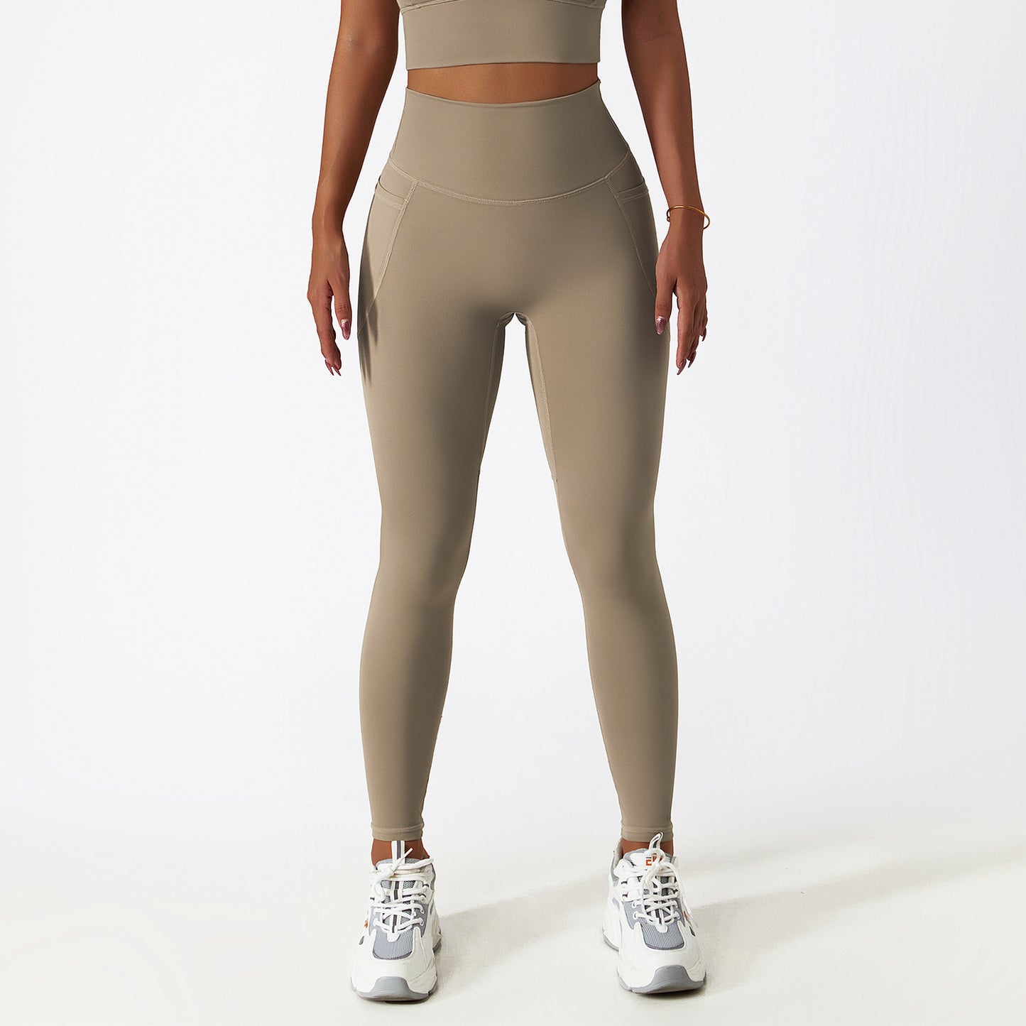 Pantalon de Fitness Slim taille haute à séchage rapide pour femmes