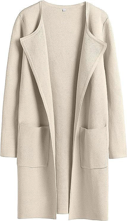 Manteau en laine pour femmes avec poches, tempérament d'automne et d'hiver, coupe cintrée, veste mi-longue, manteaux à revers confortables et décontractés