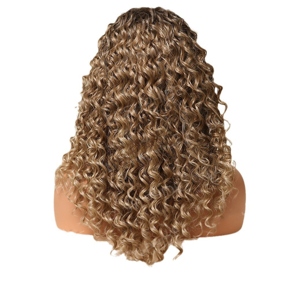 Women's Small Front Lace Hand-woven High-temperature Fiber Chemical Fiber Wig