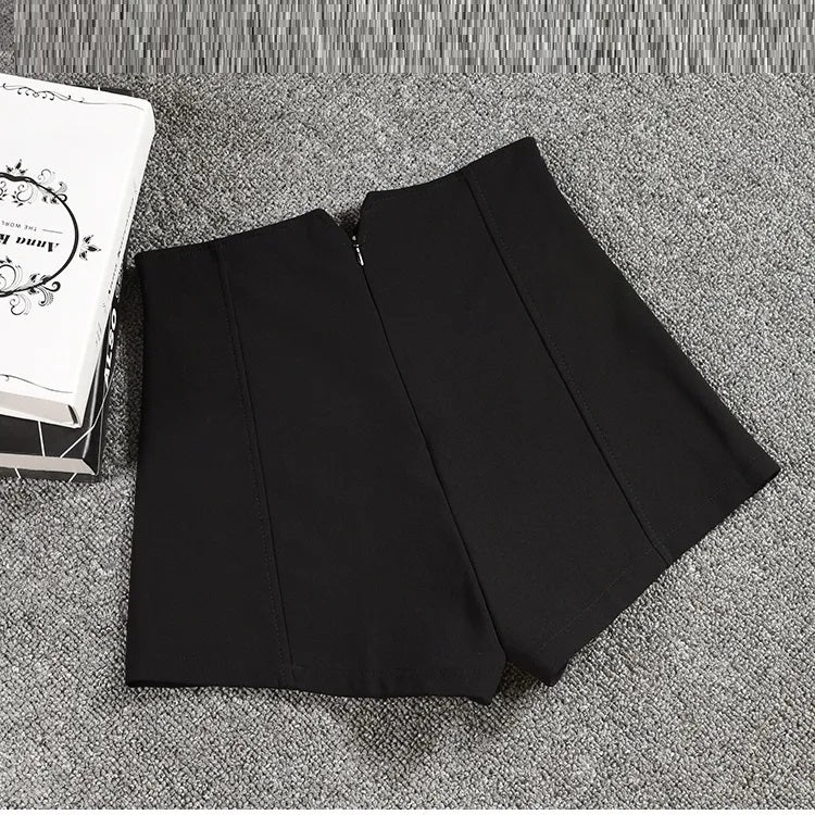 Pantalones anchos para mujer, pantalones cortos informales de corte A