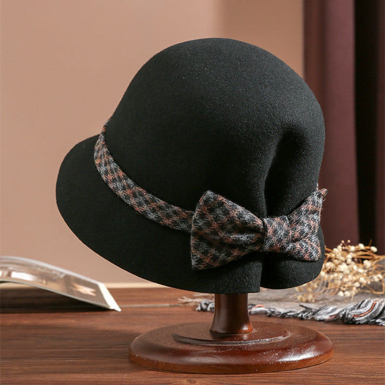 Elegant And Versatile Women's Wool Hat