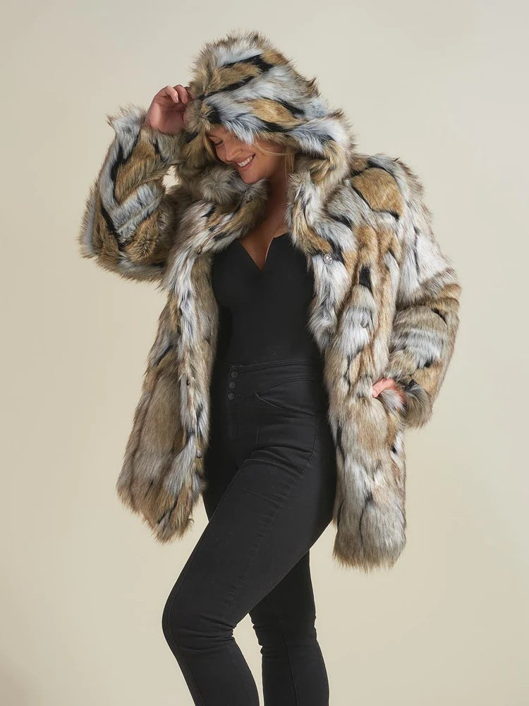 Women's Mid-length Fur Coat