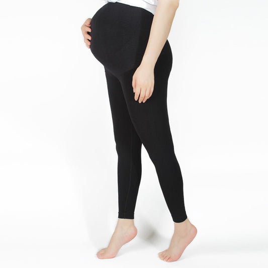 Pantalones de maternidad de alta elasticidad sin costuras que moldean el cuerpo Leggings de maternidad