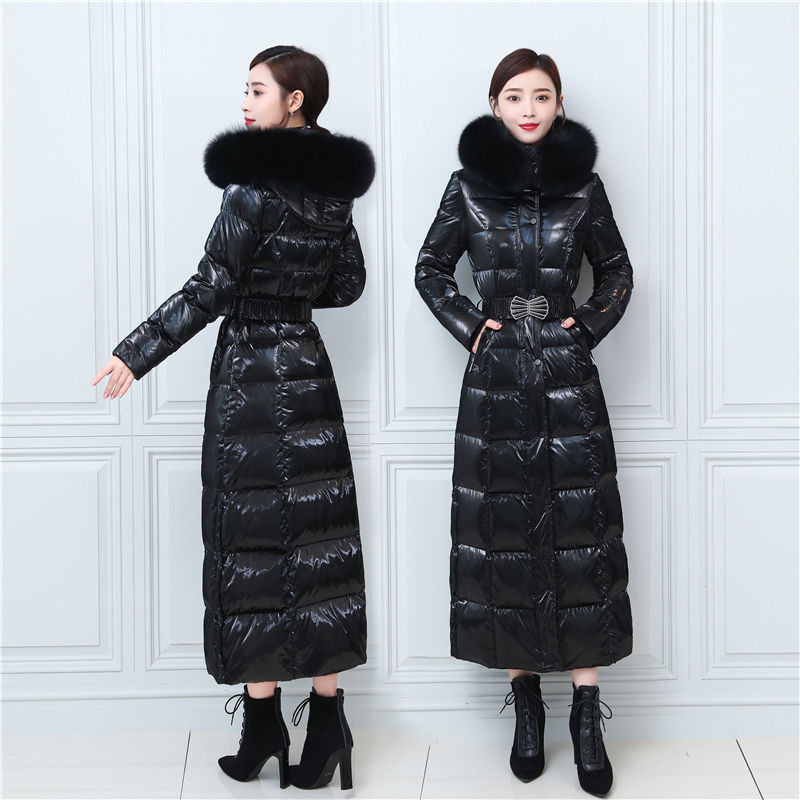 Wash-free Over-the-knee Extra Long Northeast Thickened Lengthened Winter Coat