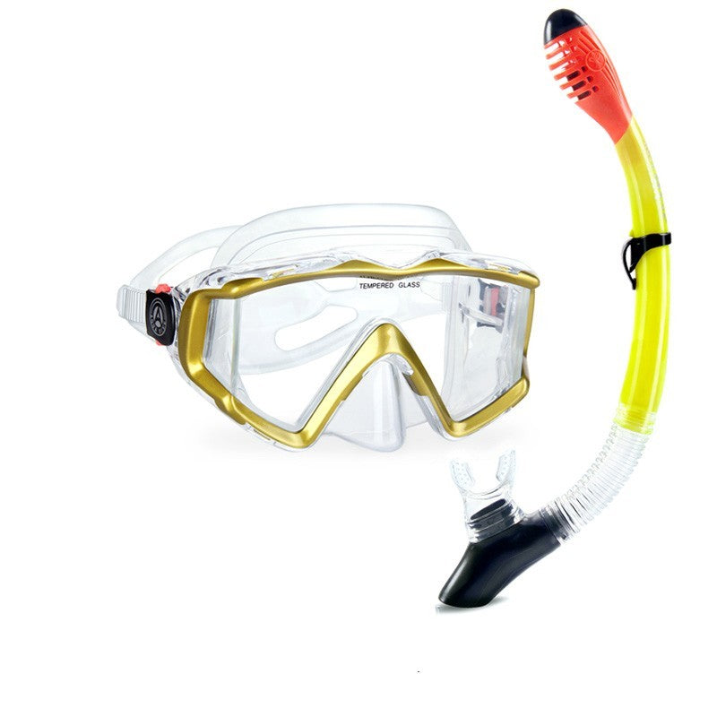 Tubo de respiración para snorkel, espejo facial profesional para buceo profundo Sanbao