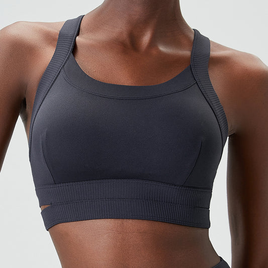 Soutien-gorge d'entraînement de yoga double couche pour femmes