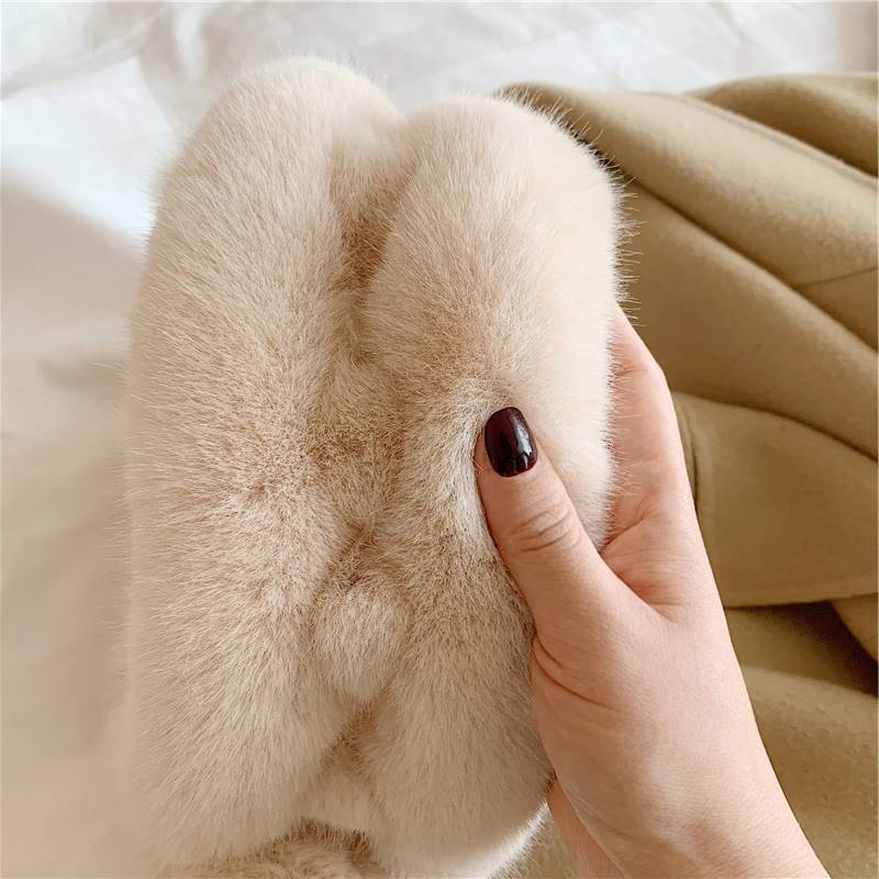 Écharpe de mode en peluche d'hiver pour femmes